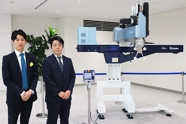 「ハイエンド製品取出ロボットFRA」展示エリア