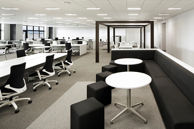 R&Dセンターの執務室