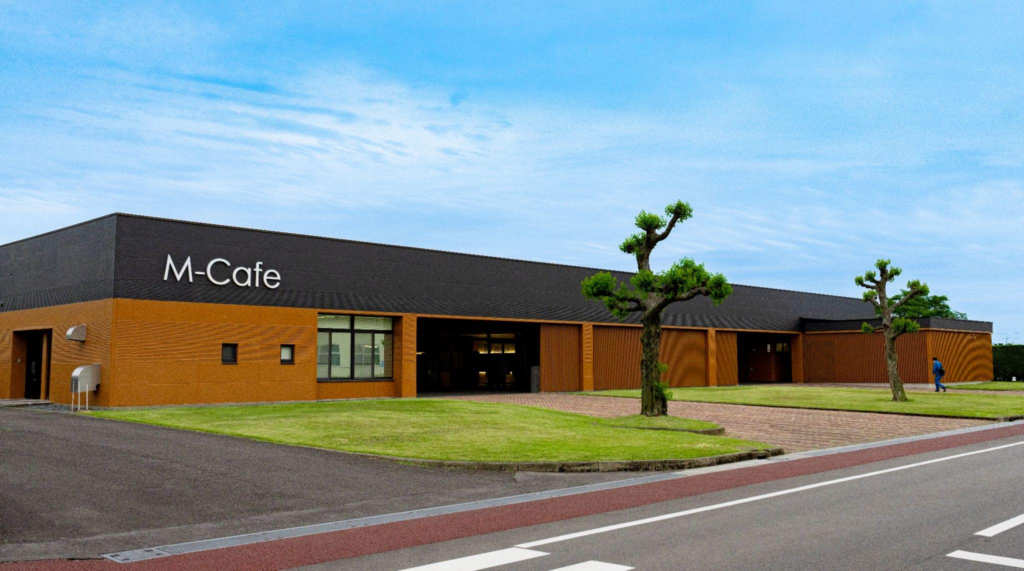 村田機械を支える犬山事業所社員食堂外観